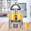 12L 3.2gal hot and cold beverage dispenser, Commercial Coffee Urn and Hot Beverage Dispenser, Stainless Steel Coffee Chafer Urn for Coffee and Juice (Clear) view 3
