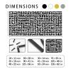 Ayatul Kursi Islamic Metal Wall Art, Islamic Wall Art, Muslim Home Decoration, Ramadan Eid Decoration, Quran Wall Art, Arabic Wall Art, Quran Metal Mark, Muslim Wedding Gift (Silver, 53 x 24 inch / 135 x 62 cm) view 4