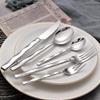 Halloween Essentials Cutlery Set 30 Piece Silverware Set for 6 Food-Grade Stainless Steel Include Knives Dinner Forks Spoons Teaspoons Ergonomic Durable Family Gatherings Best Gift Combo view 1