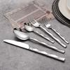 Halloween Essentials Cutlery Set 30 Piece Silverware Set for 6 Food-Grade Stainless Steel Include Knives Dinner Forks Spoons Teaspoons Ergonomic Durable Family Gatherings Best Gift Combo view 3