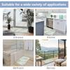Griclner Non-Slip Bathroom Mat Rugs, Marble Bath Mat, Extra Absorbent Light Grey Bath Mat for Bathroom, Machine Wash Stone Bath Mat, Dry Fast Solid Super Absorbent Bath Mat (3'x9'Light Grey Marble) view 2