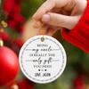 2025 Custom Christmas Ornament for New Uncle, Personalized Being My Uncle is Really The Only Gift You Need Ornament, Uncle Xmas Ceramic Ornament, Keepsake Gift for Uncle, Baby, Decor Tree view 4