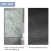 Griclner Non-Slip Bathroom Mat Rugs, Marble Bath Mat, Extra Absorbent Light Grey Bath Mat for Bathroom, Machine Wash Stone Bath Mat, Dry Fast Solid Super Absorbent Bath Mat (4'x47'Light Grey Marble) view 4