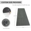 Fasward Bathroom Mat Toilet Runner Rug Custom Size Non Slip Quick Dry Water Absorbent Shower Rugs Fit Under Door-Washable Bath Rug for Bathtub, Shower Room, Sink, Laundry Room view 2