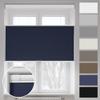 Boolegon No Tools No Drill Shades for Windows,Modern Top Down Bottom Up Cellular Shades,Dark Blueout Cordless Honeycomb Blinds Easy Install Blinds&Shades for Home and Office,Dark Blue,37" W x 72" H view 1