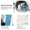 Custom Blanket with Name Text,Personalized Volleyball Sport Sky Blue Super Soft Fleece Blankets for Couch Sofa Bed 50X60inch view 4