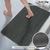 Fasward Bathroom Mat Toilet Runner Rug Custom Size Non Slip Quick Dry Water Absorbent Shower Rugs Fit Under Door-Washable Bath Rug for Bathtub, Shower Room, Sink, Laundry Room view 3