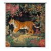 Yinrune Tiger Pillow Animal Print Shower Curtain Set with Hooks Pink Green and Turquoise Shower Curtains for Bathroom Animal Bathroom Shower Curtain Bathroom Decor Polyester Fabric Shower Curtains view 1