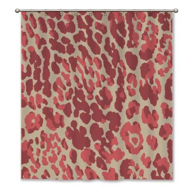 Yinrune Cheetah Leopard Print Shower Curtain Animal Antelope Shower Curtains Rustic Shower Curtain 60x72in Shower Curtain Liner Polyester Fabric Shower Curtain Set with Hooks Washable Durable