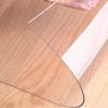 MObyat Clear Table Protector 1.5mm Thick Transparent Table Pad Cover Protector Desk Writing Mat Tablecloth Plastic Scratch Resistant Mats for Coffee Table, Dining Room Table (Size : 20 x 60 Inch) view 4