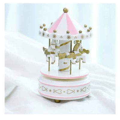 UWALLS Musical Box Music Box Carousel Horse Musical Box Clockwork Music Boxes for Girls Women Kids Christmas Wedding Birthday Gift Decor Gifts (Color : C)