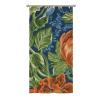 Yinrune Orange Green Shower Curtain Floral Flower Honshu Chinoiserie Asian Inspired Bathroom Curtains Boho Shower Curtain 36x72in Polyester Fabric Shower Curtain Set with Hooks view 1