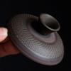 125ml Chinese Antique Pottery Gaiwan Handmade Tureen Cup Saucer Crafts view 3
