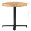 Bistro Table Modern Dining Table Set for 6,Oval Dining Table Set for 6,Dining Table Set for 4,White Dining Table Set for 6,Round 31.5"x29.5" Rough Mango Wood view 2