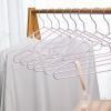 Pilipane 10 Pack Rubber Coated Plastic Hangers, Non-Slip & Ultra Thin Design for Space-Saving Closet Storage - Durable for Coats, Shirts, Dresses (Purple) view 4