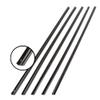 FASDE 47 in. Decorative Vinyl Inside Corner Trim in Matte Black (5 Pack) view 2