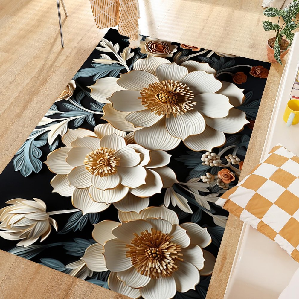 6x9ft Area Rug Professional Anti-Slip Soft Soundproof Carpet for Enhanced Decoration Non-Radiating Durable Easy to Clean Flake-Free