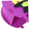 ABOOFAN 4pcs Halloween Candy Handbags Cartoon Pouches Handles for Party Treats for Sweets Packaging and Festive Decor Includes Pumpkin Bat Witch view 2