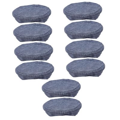 BESPORTBLE 10pcs Elastic Bar Stool Seat Covers Round Bar Stool Covers Easy-Clean Dining Chair