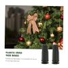 ABOOFAN 6Pcs Christmas Tree Base Xmas Tree Fixing Tool Rotating Tree Stand Christmas Tree Stand Christmas Tree Bracket Christmas Tree Platform mini Decorative Items to Rotate Plastic view 4
