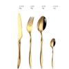 Silverware Set for 6, 24 Piec Modern Simplicit Grade Stainless Steel Flatware Utensils Cutlery Set Including Steak Knife Fork and Spoon,Everyday Household Food Grade Stainless SteelDishwasher Safe view 4