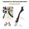 Cyfie Bike Kickstand for Kids Bike 18 20 22 inch Wheel, Center Mount Bicycle Kick Stand, Adjustable Child Kickstands for 18" 20" 22" Adult Mountain Road Bike view 2