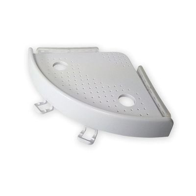 BAHELS Corner Shower Caddy Bathroom Shelf Organizer, Caddy Bathroom Corner Shelf Storage with 2 Hooks Wall Holder Shower Organizer