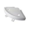BAHELS Corner Shower Caddy Bathroom Shelf Organizer, Caddy Bathroom Corner Shelf Storage with 2 Hooks Wall Holder Shower Organizer view 1