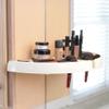 BAHELS Corner Shower Caddy Bathroom Shelf Organizer, Caddy Bathroom Corner Shelf Storage with 2 Hooks Wall Holder Shower Organizer view 2