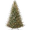 Best Choice Products 9ft Pre-Lit Cashmere Christmas Tree, Premium Semi-Flocked Artificial Holiday Decor w/Cordless Connection, 2-in-1 LED Lights view 1