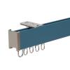 Aluminium Curtain Rails for Bedroom, Hospital Curtain Track - Ceiling/Wall Mount - Light Tightness - Curtain Rod to Create A Private Space (Color : Blue-01, Size : A-1m/3.3ft(1m*1)) view 1