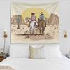 Knibeo Western Cowboy Riding Horse Tapestry Wall Hanging for Bedroom, Wall Decor, 50x60 Inch view 2
