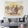 Knibeo Western Cowboy Riding Horse Tapestry Wall Hanging for Bedroom, Wall Decor, 50x60 Inch view 3