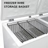 PenRux 2Pcs Freezer Baskets, Steel Wire Hanging Freezer Wire Storage Baskets with Handles, Closet Baskets, Farmhouse Organizer Storage Bins, Fridge Basket Rack, for Kitchen (L 47.5cm X view 4