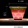 1pc Ceramic Cloisonne Enamel Lotus Tea Cup Tea Bowl Household Drinking Utensils view 2
