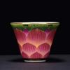 1pc Ceramic Cloisonne Enamel Lotus Tea Cup Tea Bowl Household Drinking Utensils view 4