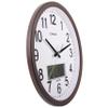 OSTAR 14" Large Analog Digital Display Wall Clock Silent Non-Ticking, Day of The Week Temperature Battery Operated Clock for Living Room Bedroom Kitchen view 3