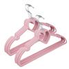 Uonlytech 10pcs Clothing Hangers for Adults Heart Shape Plastic Hangers Swivel Hooks Coathangers for Closet Storage view 1