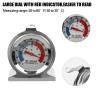 4-Pack Classic Series Large Dial Refrigerator Freezer Thermometer - Temperature Gauge for Fridge, Freezer, Cooler. view 3