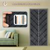 Insulated Door Curtain Fits Door Size 32 x 98 inch, Screen Size 35" x 100" Insulated Door Screen Curtains Keep Draft Out for Ac Room for Air Conditioner Heater Room Home Kitchen view 2