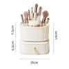 TOWINE Makeup Organizer Home Desktop Light Luxury Storage Box Living Room Bedroom Large Capacity Storage Bucket Plastic Advanced Multi-Functional Cosmetics Storage Box for Makeup Brushes Lipstick view 2