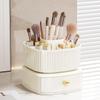 TOWINE Makeup Organizer Home Desktop Light Luxury Storage Box Living Room Bedroom Large Capacity Storage Bucket Plastic Advanced Multi-Functional Cosmetics Storage Box for Makeup Brushes Lipstick view 4