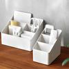 TOWINE Makeup Organizer Dormitory Living Room Desktop Storage Box Plastic Office Cosmetics Storage Box Remote Control Multi-Function Storage Box Storage Box for Makeup Brushes Lipstick Small Item view 4