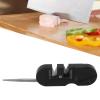 4 in 1 Pocket Knife Sharpener, Multifunction High Hardness Blade Tungsten Sharpening Tool and Hone Straight and Serrated Blade view 2