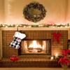 Hying Large Christmas Stockings Xmas Elk Stockings with Dog Paw Bones Winter Gift Stocking Decorations Black White Buffalo Plaid Burlap Stockings for Home Hanging Ornaments Christmas Party Favor view 3