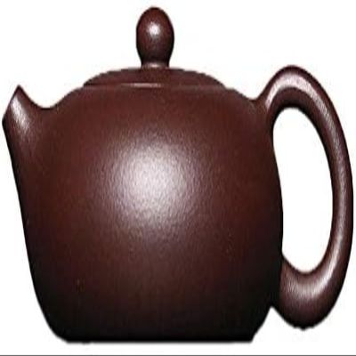 Zisha Teapot Purple Clay Teapot Handmade,220ml Capacity Teapot Purple Clay Ball Hole Flat Kung Fu Tea Set
