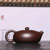 Zisha Teapot Purple Clay Teapot Handmade,220ml Capacity Teapot Purple Clay Ball Hole Flat Kung Fu Tea Set view 3