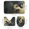 Dunmat Ancient Century Dinosaur Shower Curtain Set for Bathroom view 3