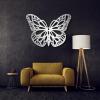 Metal Wall Art, Butterfly Metal Wall Decor, Metal Butterfly Wall Art, Metal Butterfly Wall Decor, Butterfly Wall Art, Butterfly Home Decor, Butterfly Wall Decor, Housewarming Christmas Gift (Silver, 53"x39"|137x100cm) view 1