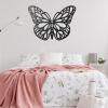 Metal Wall Art, Butterfly Metal Wall Decor, Metal Butterfly Wall Art, Metal Butterfly Wall Decor, Butterfly Wall Art, Butterfly Home Decor, Butterfly Wall Decor, Housewarming Christmas Gift (Silver, 53"x39"|137x100cm) view 4